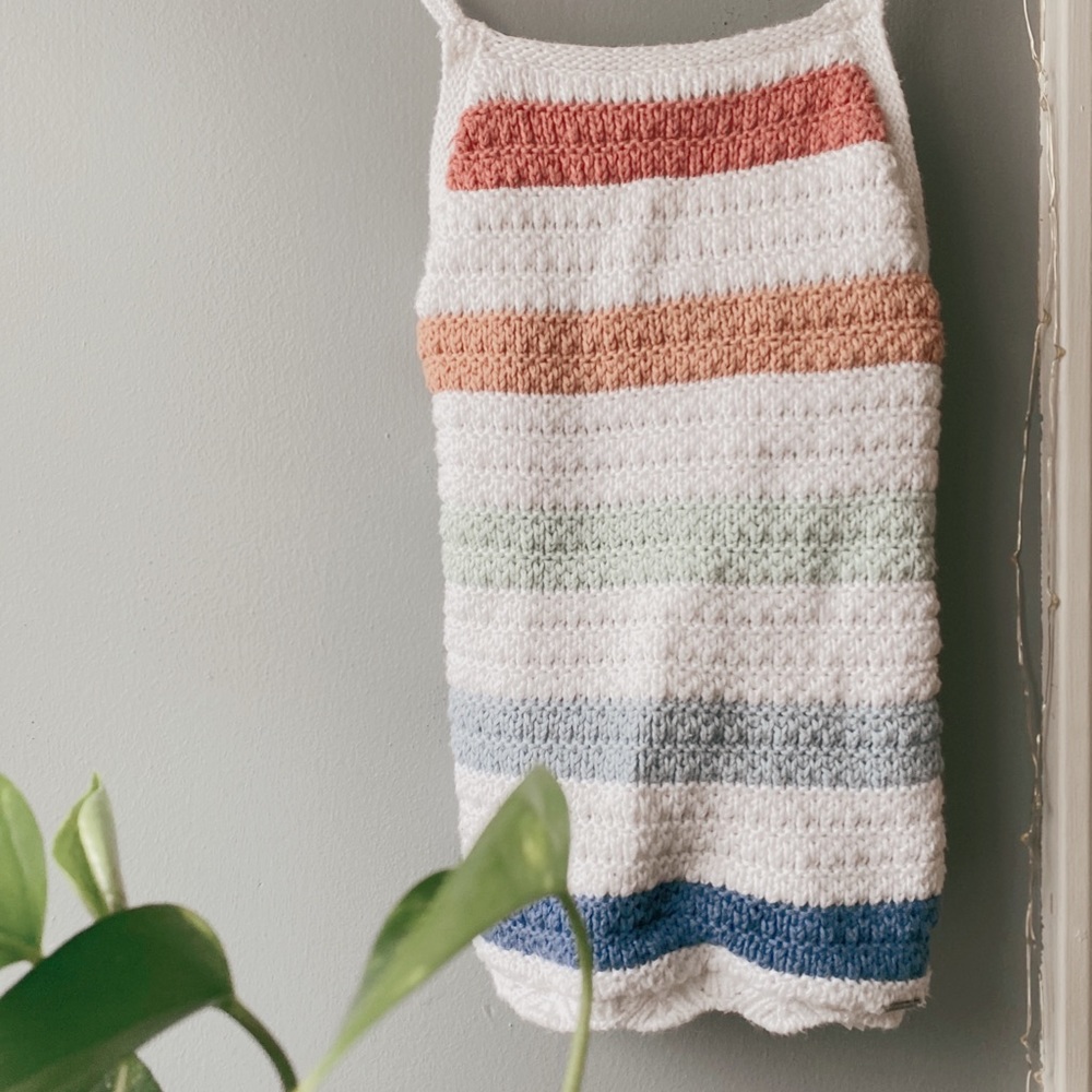 hollister summer woven top